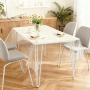 Foglia di protezione per tavolo, trasparente, PVC, trasparente copertura per tavolo, impermeabile, lavabile, foglia, protezione tavolo impermeabile, resistente, 0,13 mm, copertura tavolo trasparente e protettiva (150 x 180 cm)