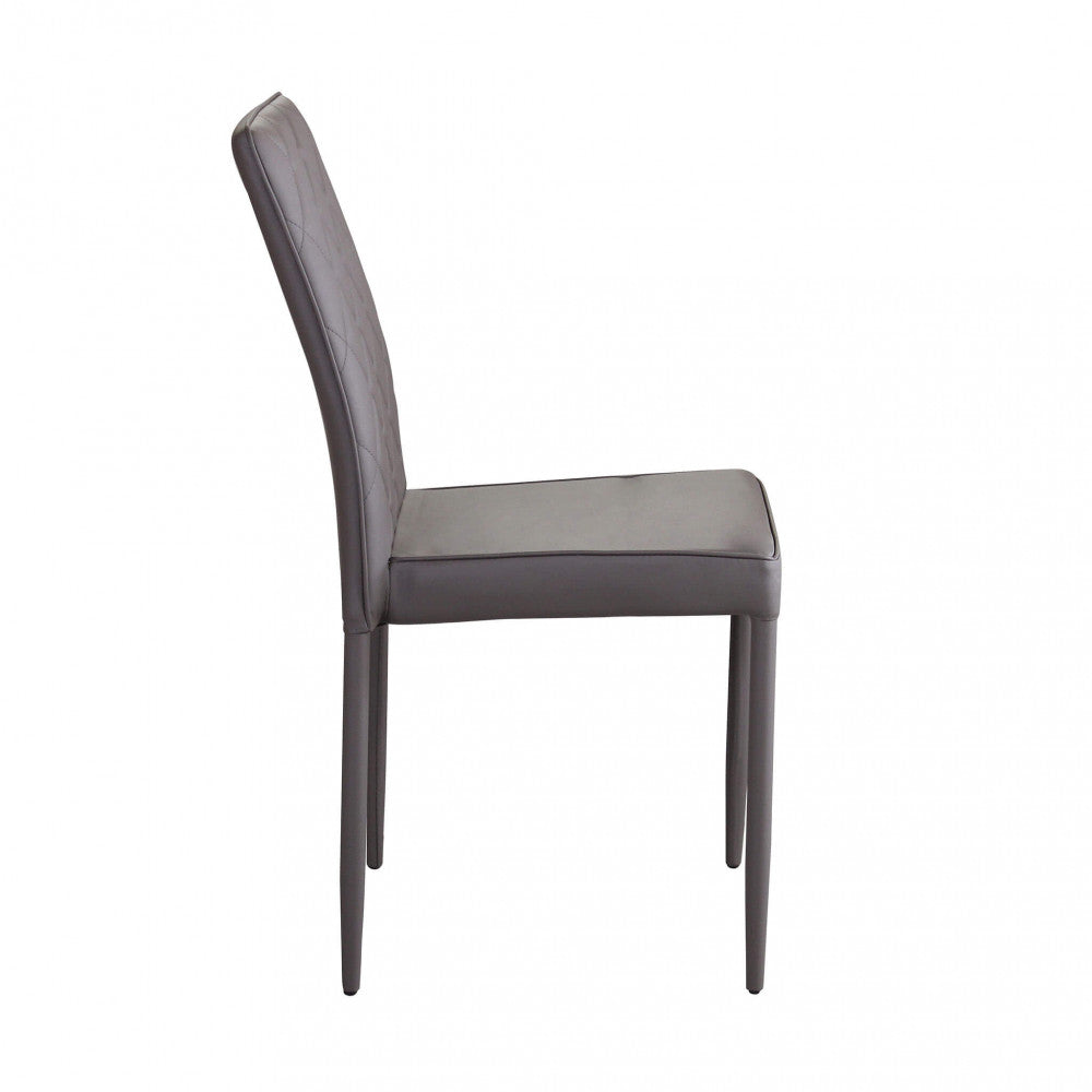 Sedia Blossom 41x50x91 h cm in Similpelle Marrone