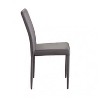 Sedia Blossom 41x50x91 h cm in Similpelle Marrone