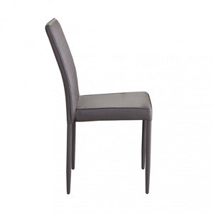 Sedia Blossom 41x50x91 h cm in Similpelle Marrone