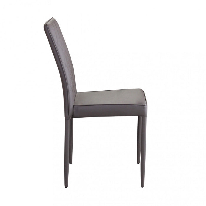 Sedia Blossom 41x50x91 h cm in Similpelle Marrone