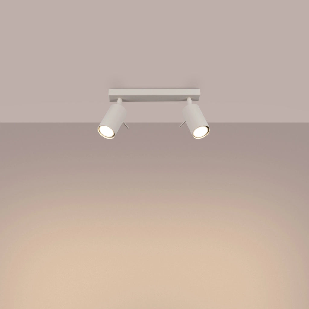 Plafoniera TORQUE Pure Lume beige 30cm 2xGU10 orientabili