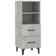 Buffet credenza cassettiera mobiletto mobile contenitore organizer per cucina soggiorno salotto 34,5 x 34 x 90 cm legno ingegnerizzato grigio 02_0031908