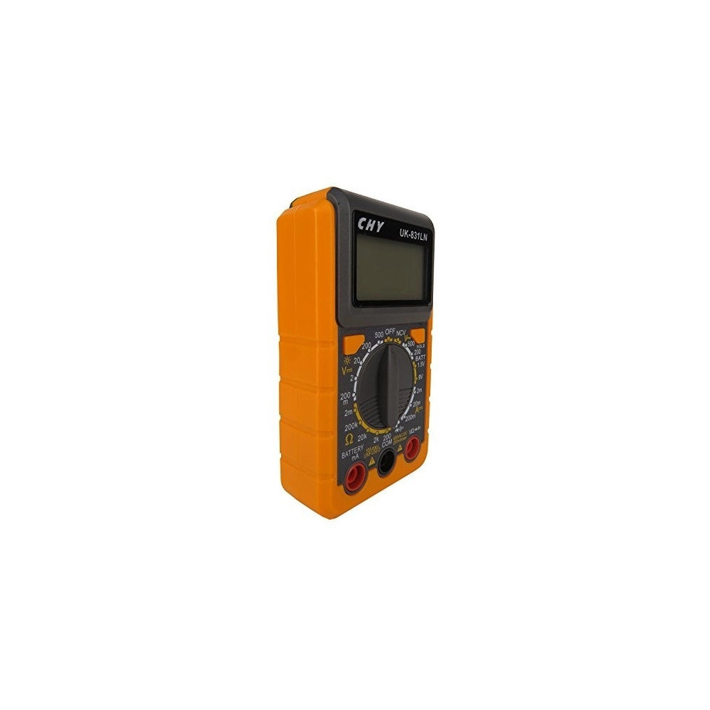 Trade Shop - Tester Multimetro Digitale Lcd Con Puntali Rilevatore Ampere Uk-831ln -