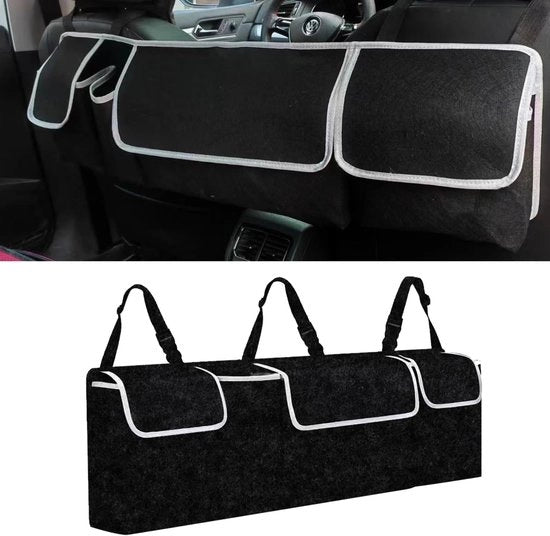 Organizzatore di Cassetto Grande e Pratico per Bagagliaio con Coperchio per Auto