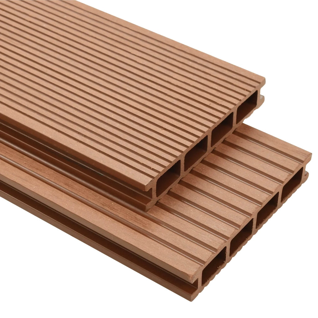 Pavimento da Deck 90 pcs Marrone WPC 3444702