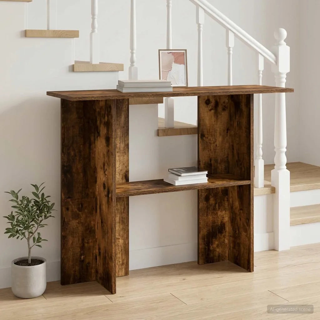 Tavolo consolle Rovere Fumo 100 x 30 x 75 cm