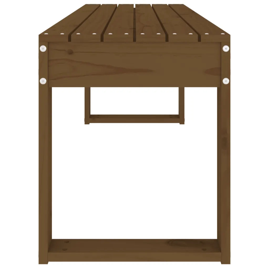 Panca da Giardino Ambra 110x38x45 cm Legno Massello di Pino 825096
