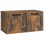 Mobile Porta TV da Muro Rovere Fumo 59,5 x 31 x 30 cm