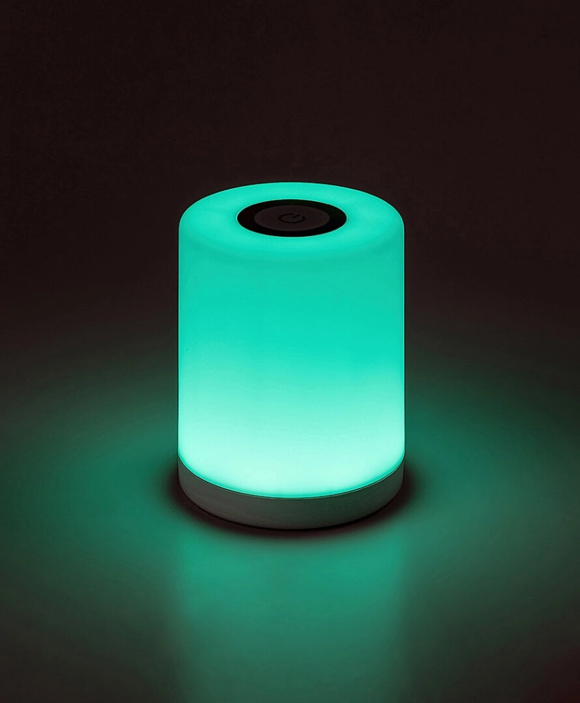 Lampada notte bimbi cilindrica LED RGB dimmer USB-C Rabalux