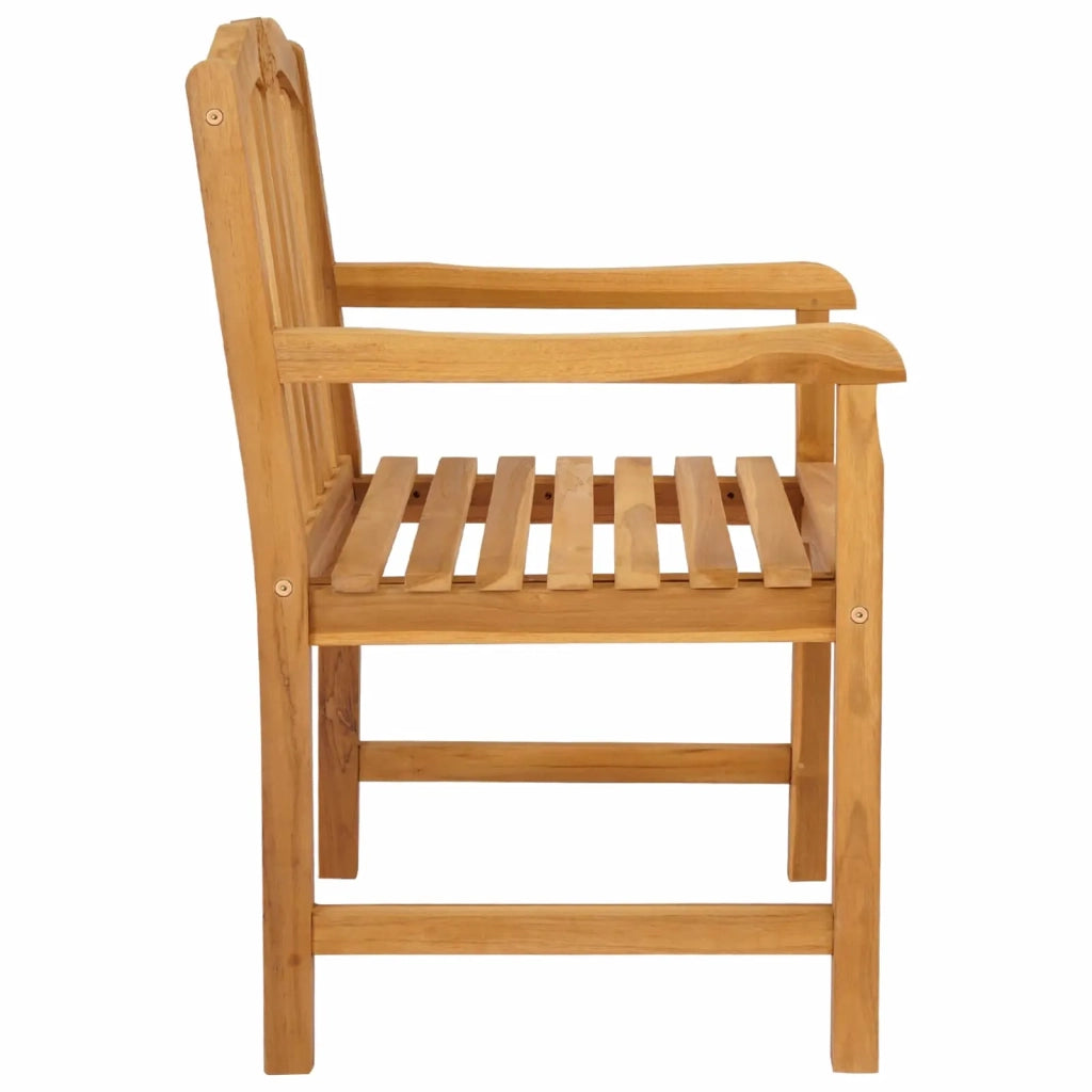 Sedia da Giardino 2 pz | Sedie da Esterno Naturale 58 x 60 x 93 cm