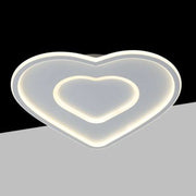 Trade Shop - Plafoniera Led Da Soffitto Design Moderno Forma Cuore C19-3c 54w 4320lm Luce Regolabile -