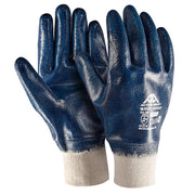 GUANTI DA LAVORO NBR BLU POLSINO ELASTICIZZATO RICOPERTO TG.XXL 12PAIA ACTIVEGEAR G3561