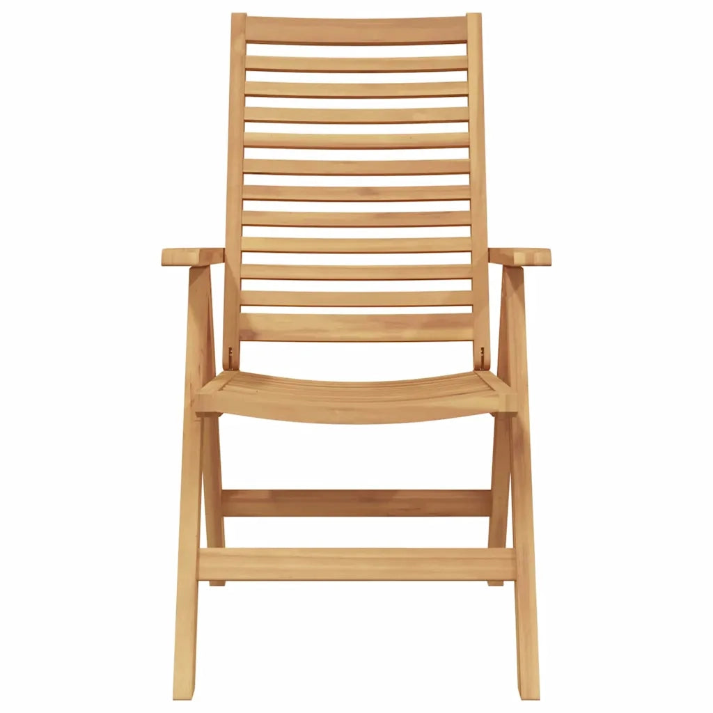 Sedia 2 pcs Marrone 64.5 x 52 x 108 cm Legno di teak solido 42006411