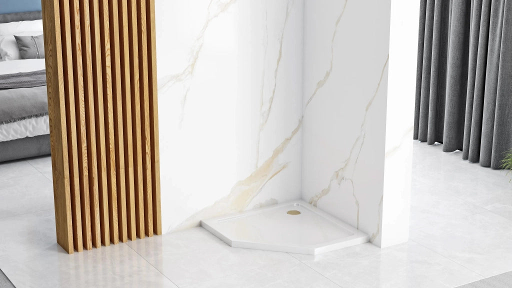 Piatto Doccia Acrilico Rea Diamond 90x90