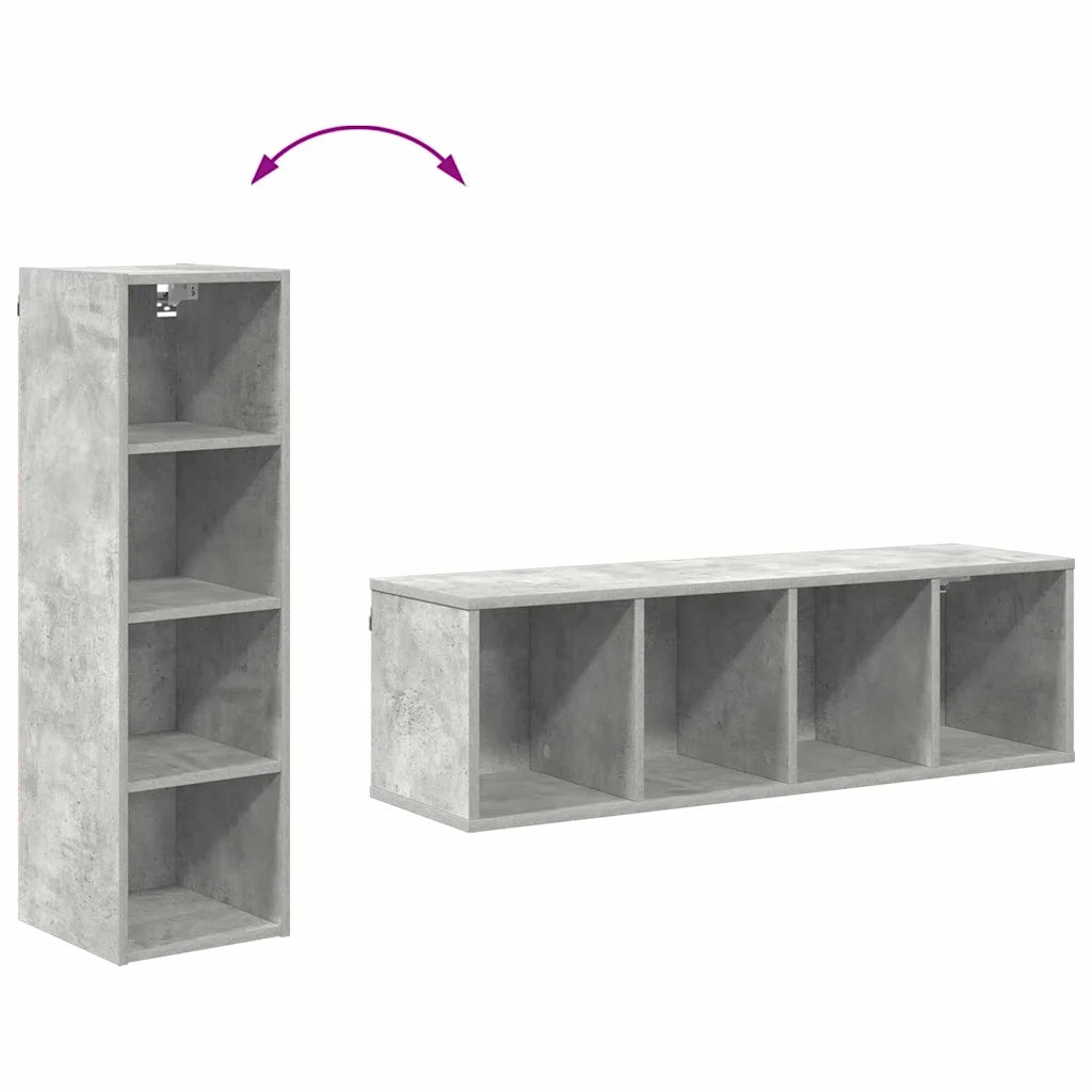Armadio pensile Grigio cemento 30 x 29,5 x 100 cm 884461