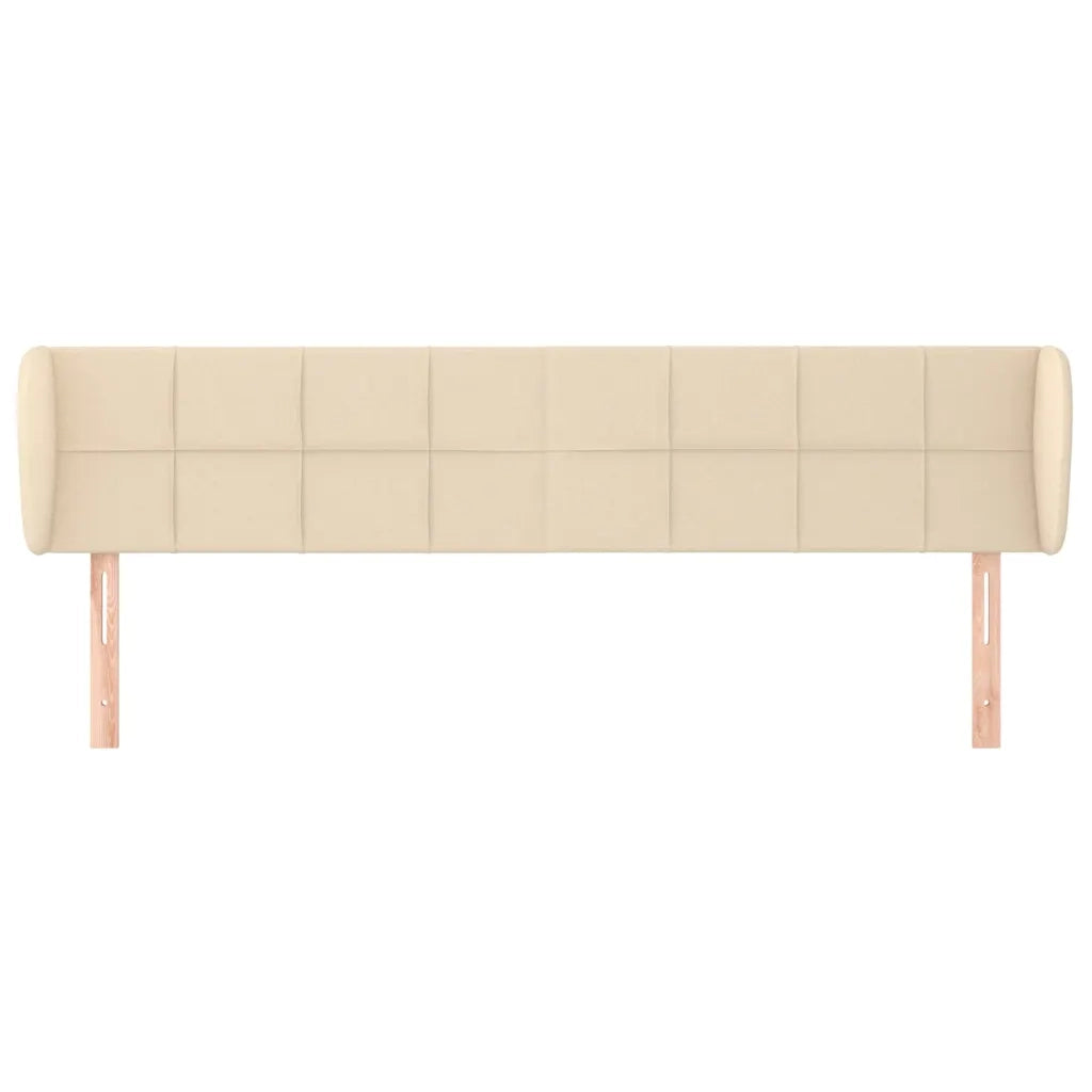 Testiera ad Orecchio Crema 163x23x78/88 cm in Tessutocod mxl 121570