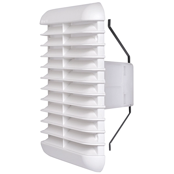 GRIGLIA DI AERAZIONE QUADRA UNIVERSALE Ø 80>125 mm - 166x166 mm