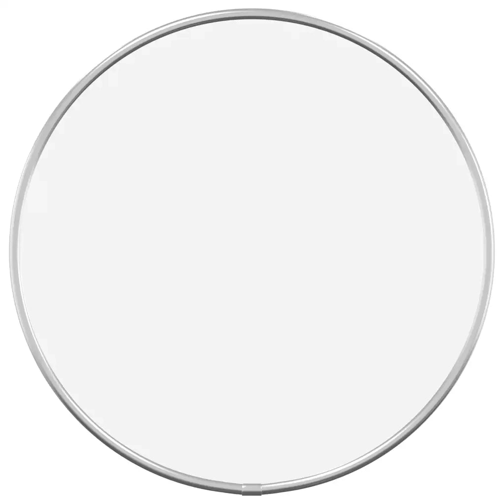 Specchio da Parete-Specchio a Muro-Specchio Decorativo Argento ? 30 cm Rotondo