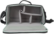 Borsa di ripristino professionale per fotocamera - tas da spalla - parete divisoria rimovibile - resistente allo shock - chiusura a doppio scorrimento - grande capacità - taccuino per foto