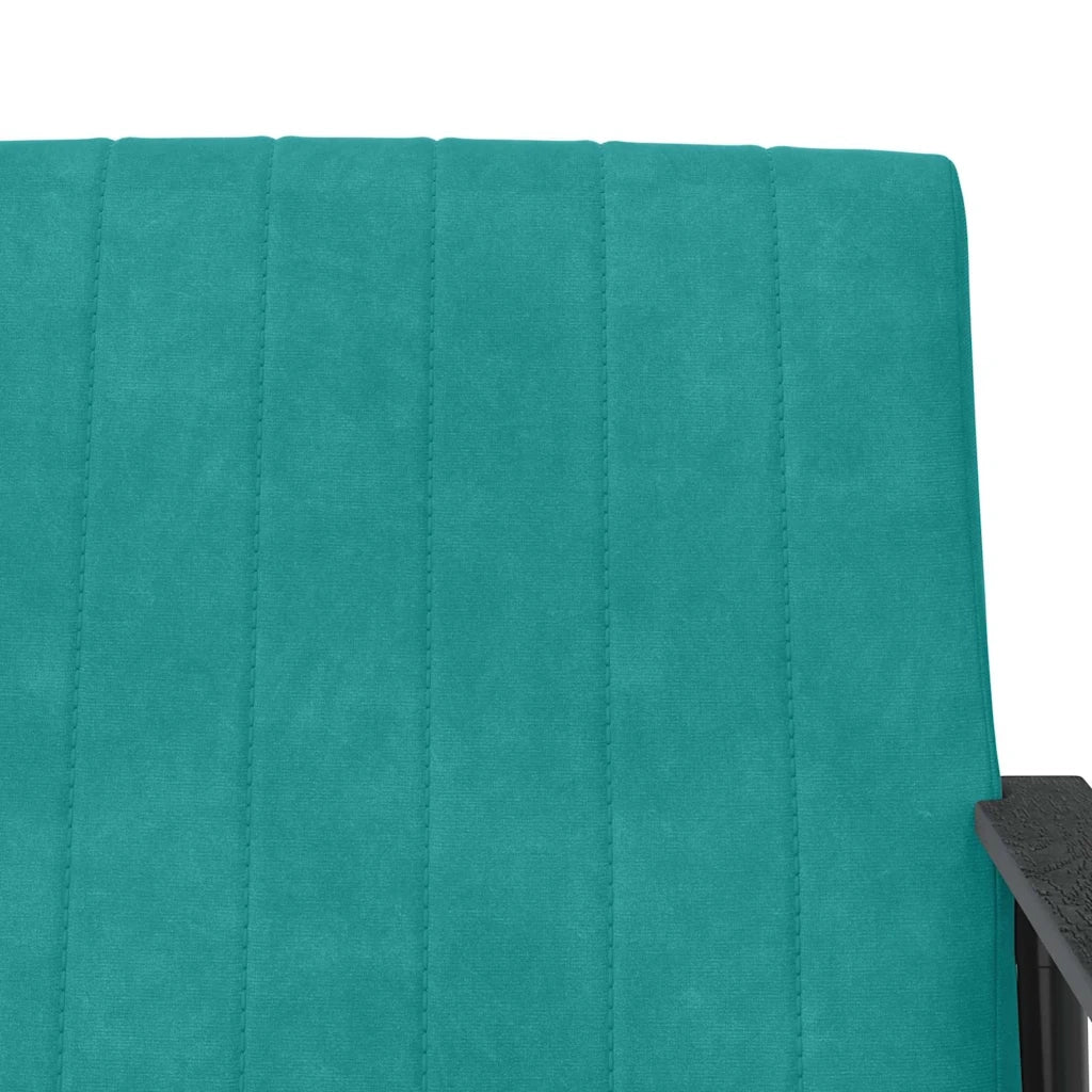poltrona Turchese 59 x 75 x 78 cm Velluto
