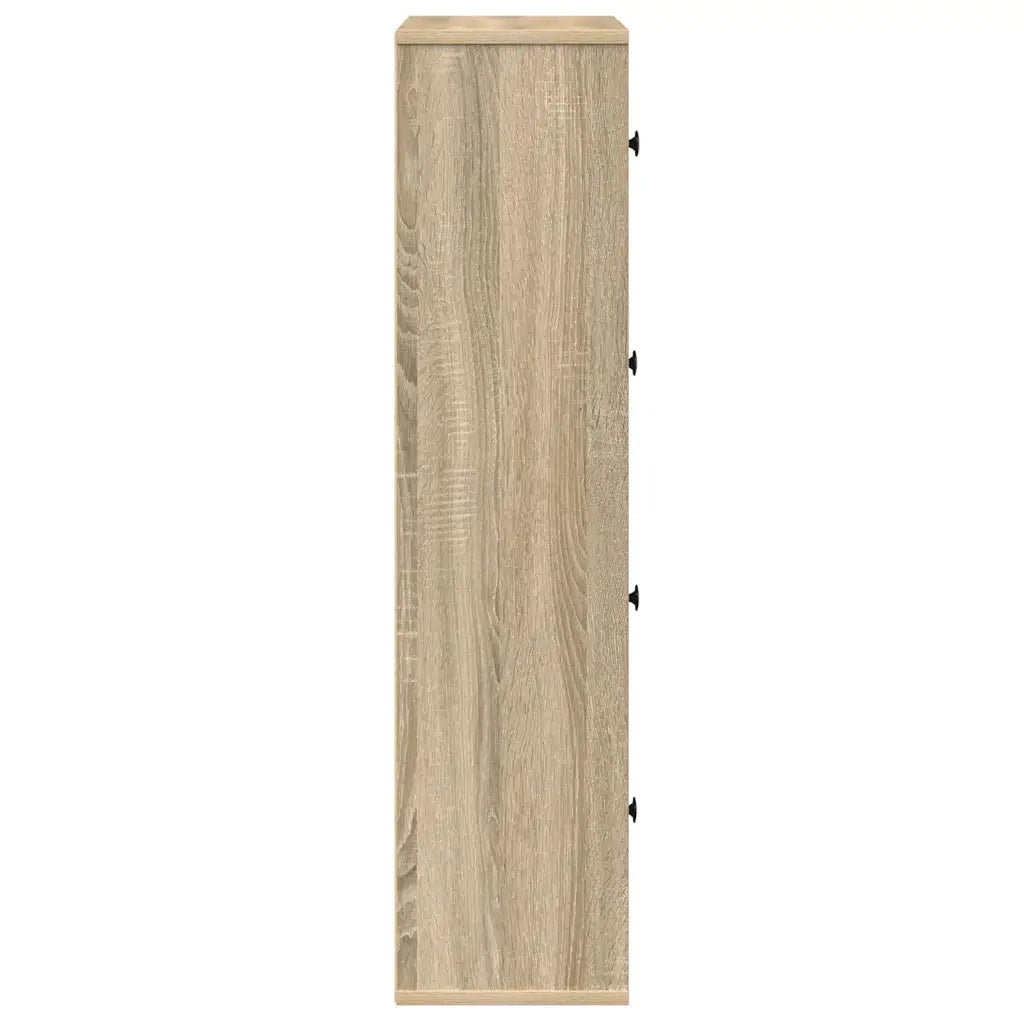 Libreria Rovere Sonoma 60x24x101,5 cm in Legno Multistrato 860393