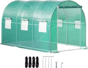 Tunnel di ingresso - Struttura in acciaio galvanizzato - Impermeabile - 3,7x2,1x2,1 m
