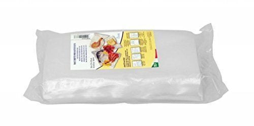 Magic Vac ANP1076 Sacchetti Sottovuoto 100 pezzi 20x30 cm Multistrato Senza BPA Goffrati per Congelatore Cottura e Bollitura