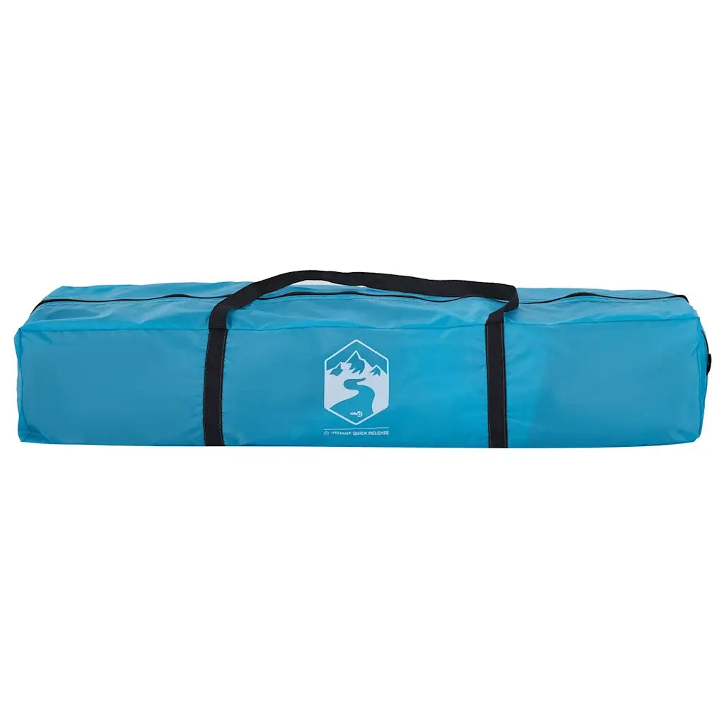 Tenda a Cupola da Campeggio 4 Persone Blu a Rilascio Rapido 4004182
