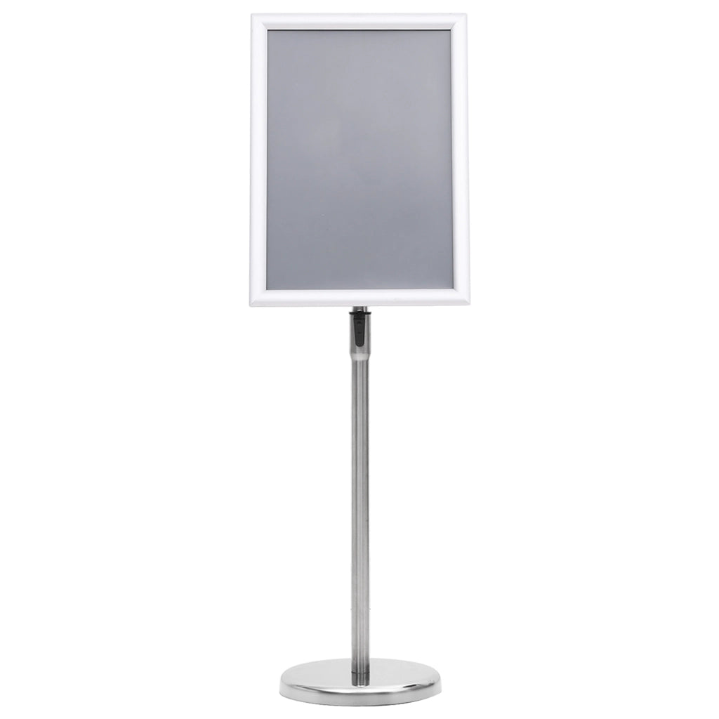 A3 Supporti Pedestal per Poster 2 pz Lega di Alluminio Argento