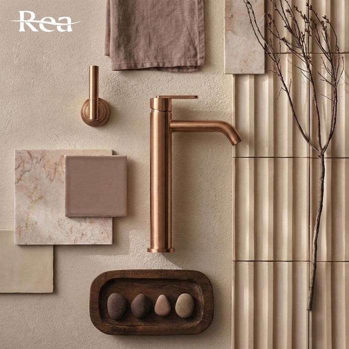 Rubinetto Da Bagno Rea Ontario Brush Copper