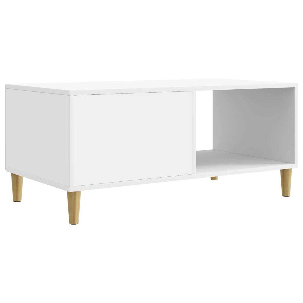 Tavolino da salotto Bianco 90 x 50 x 40 cm Legno ingegnerizzato 894725