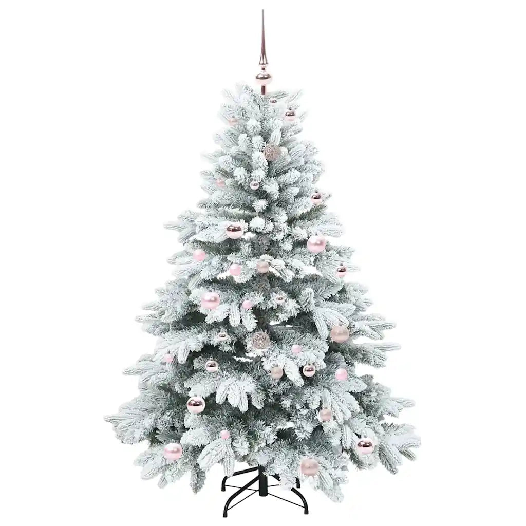 Albero di Natale artificiale con 150 LED Bianco 150 cm PE e PVC 3397603