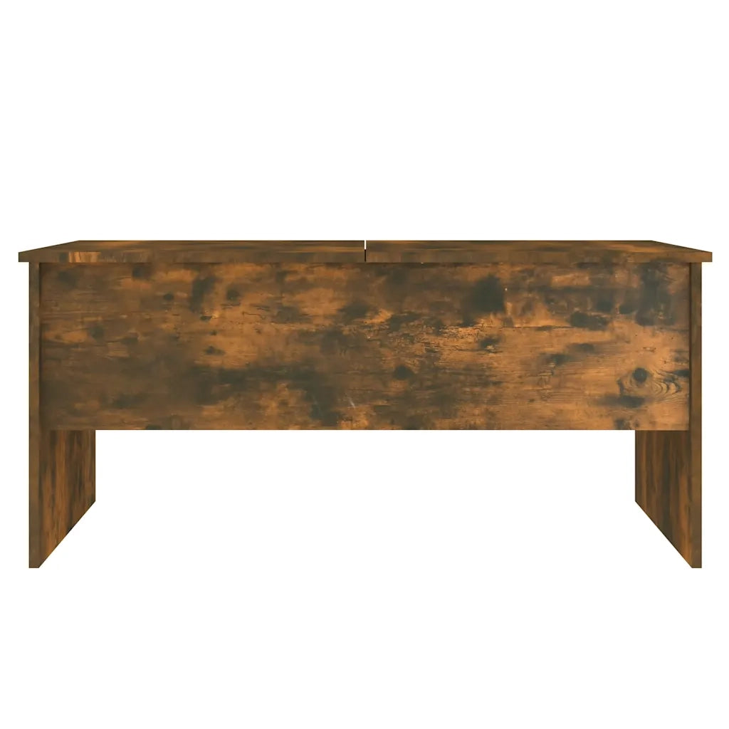 Tavolino Salotto Rovere Fumo 102x50,5x46,5 cm Legno Multistrato cod mxl 22828