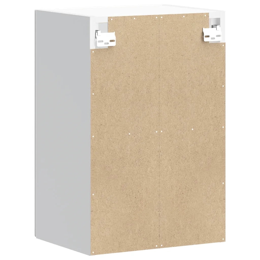 Pensile da Cucina con Porta in Vetro Kalmar Bianco Lucido 853529