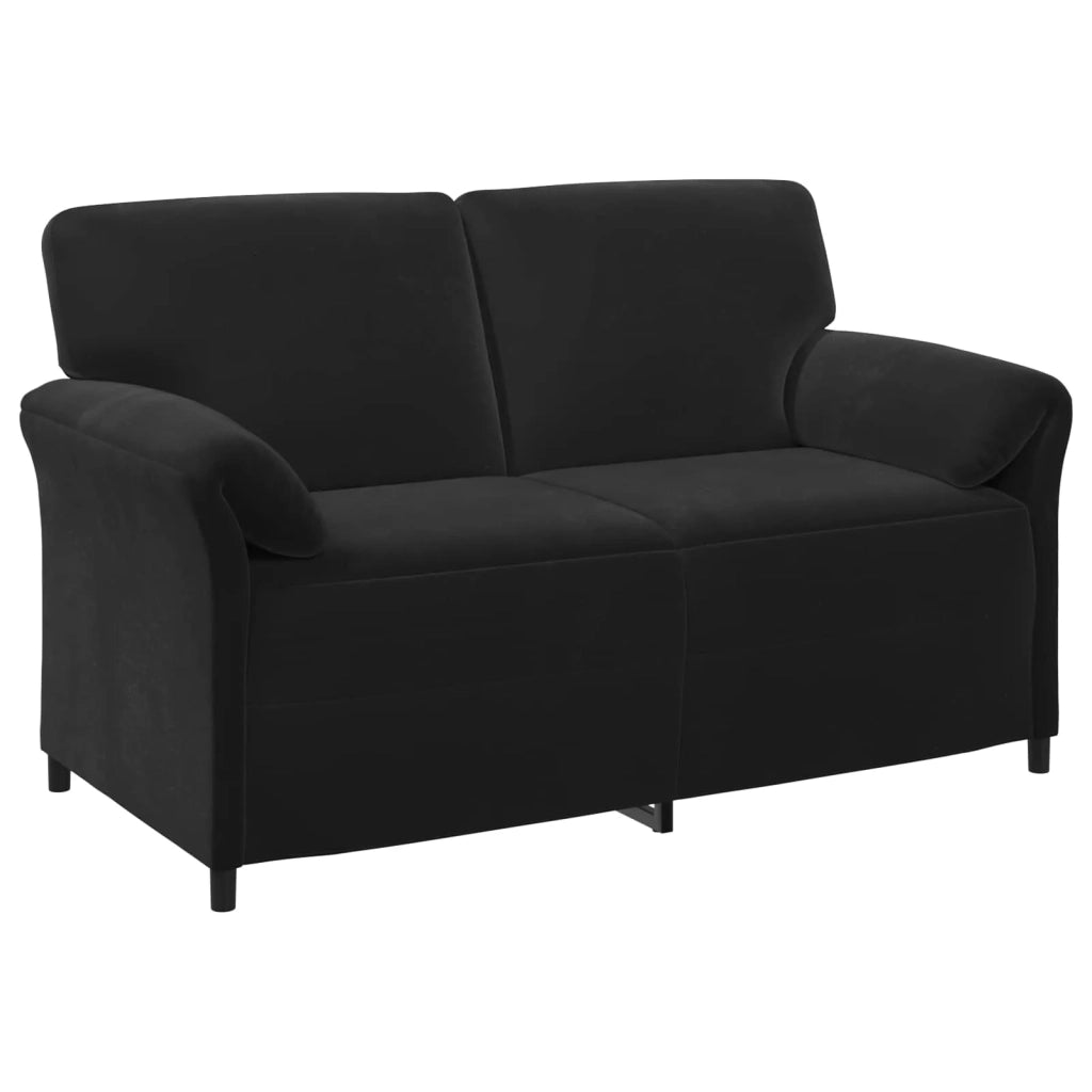 Set di divani 2 pz Nero Velluto 3424905