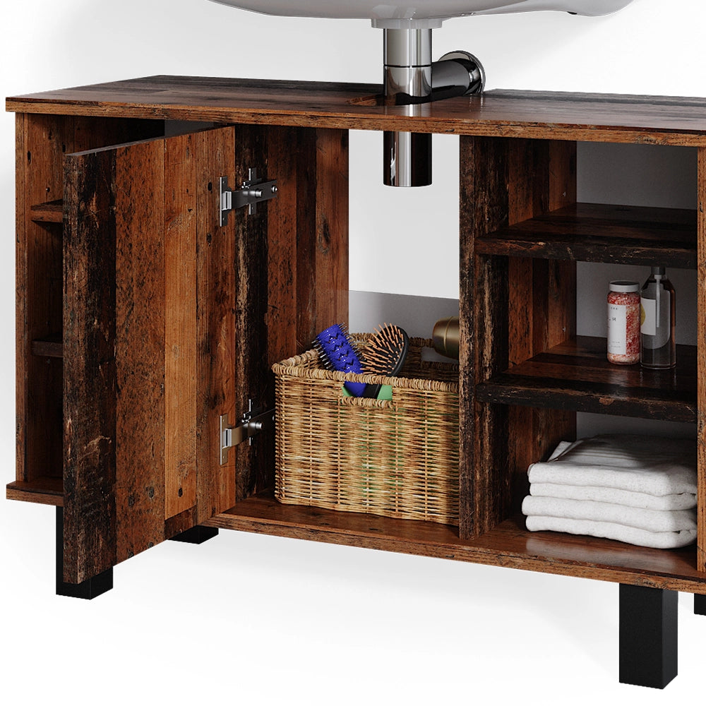 Mobile sottolavabo per bagno Fynn Legno antico 80 x 54 cm Vicco