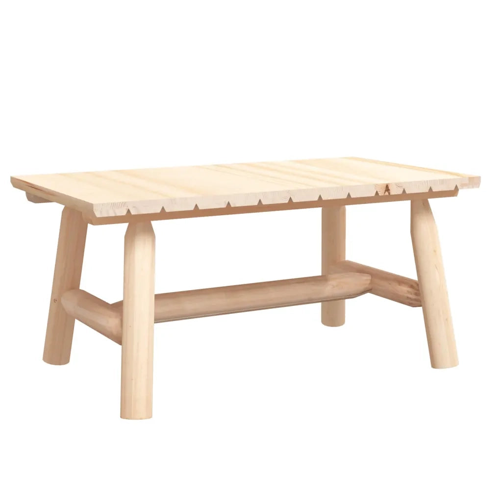 Tavolino da Salotto 90x50x41 cm Legno Massello di Abete Rosso cod mxl 81931