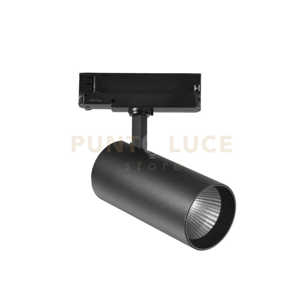FARO BINARIO PLANE NERO LED 40W 4850LM 3000K 8X15CM