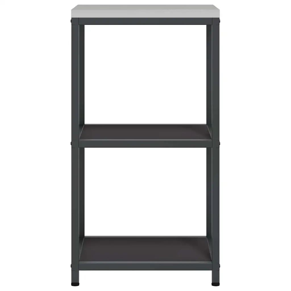 Stoccaggio in cucina Nero 40 x 50 x 92 cm Acciaio 874968
