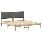 Letto matrimoniale | Letto per adulti | Struttura del letto Marrone 180 x 200 cm Pino massello