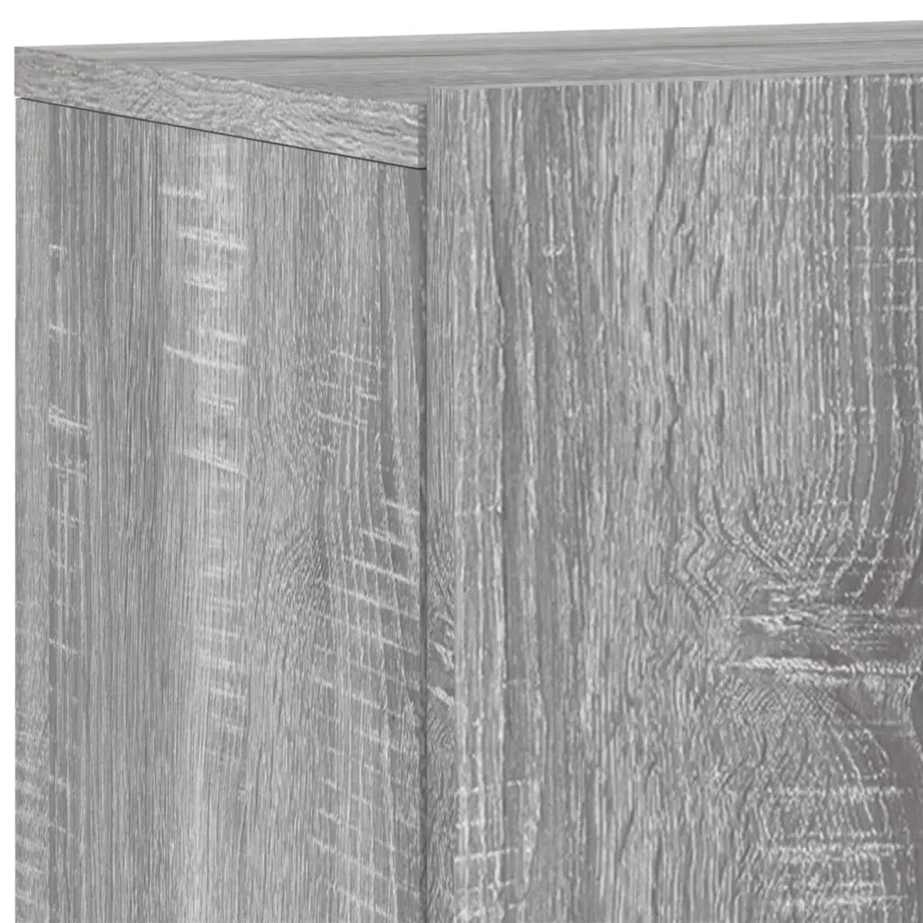 vidaXL Mobili TV a Muro 5pz Grigio Sonoma in Legno Multistrato