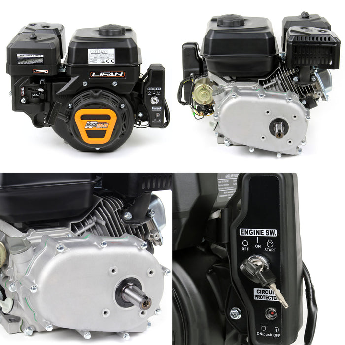 LIFAN KP230-RE Motore a benzina 22mm 6,5 CV 1 cilindro avviamento elettrico per macchine edili