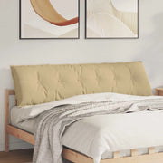 Cuscino per Schiena Grigio Verde 180 x 50 cm Tessuto in Cords