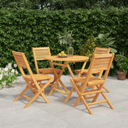 Set da Pranzo per Giardino 5 pz in Legno Massello di Teakcod mxl 124210