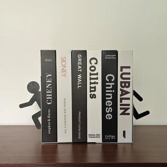 Sostegno per librerie metallico per appassionati di giochi - Resistente e regalo creativo