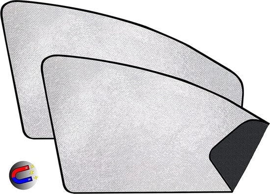 Schermatura solare per auto - schermatura solare per auto baby/bambini/animali domestici/adulti schermatura laterale posteriore con protezione UV - schermo per la privacy in alluminio argento