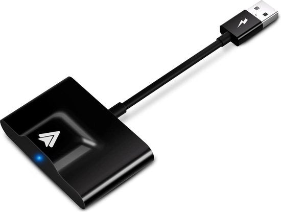 Adattatore Android Auto Aggiornamento WiFi 5 Ghz - Caricamento da Cavo a Dongle Wireless CarPlay - Supporto per Android 11 - Per auto con Funzione CarPlay Dongle Wireless