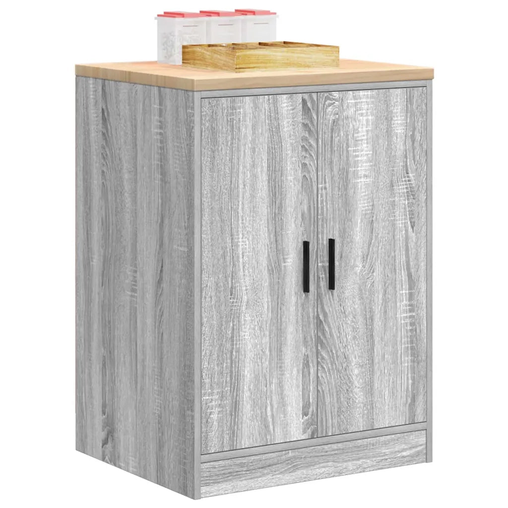 Armadietto da Garage Grigio Sonoma 60x51x85 cm 860576