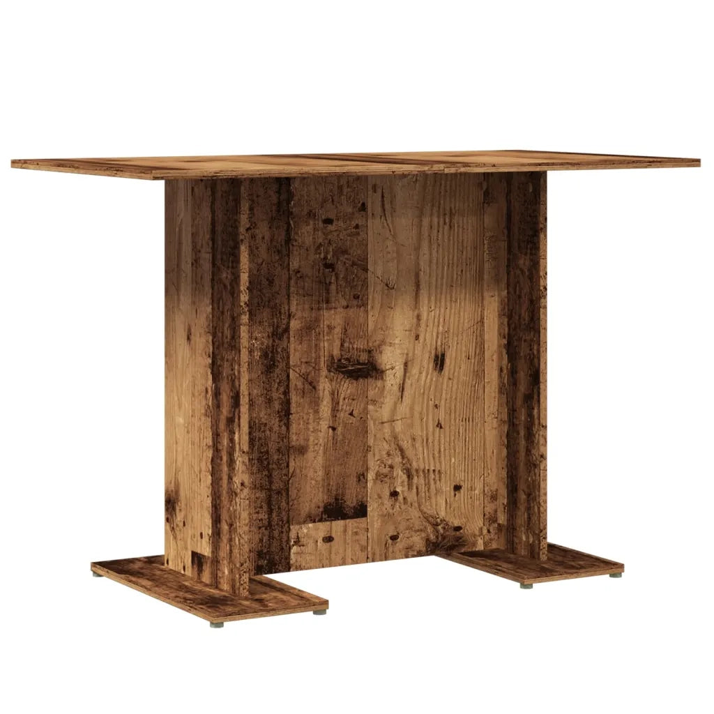 vidaXL Tavolo da Pranzo Legno Antico 110x60x75 cm in Legno Multistrato